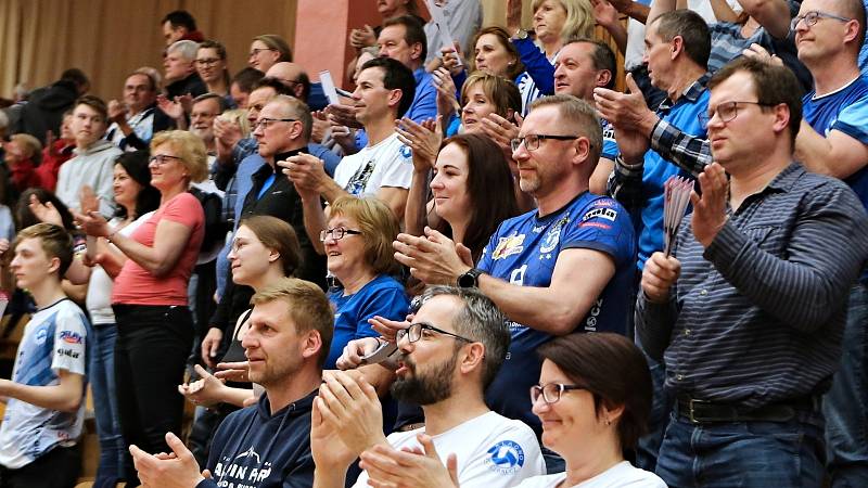 Kladno volejbal cz - VK Lvi Praha 3:1, UNIQA EL volejbalu, ČF 1:1, Kladno,  29. 3. 2022