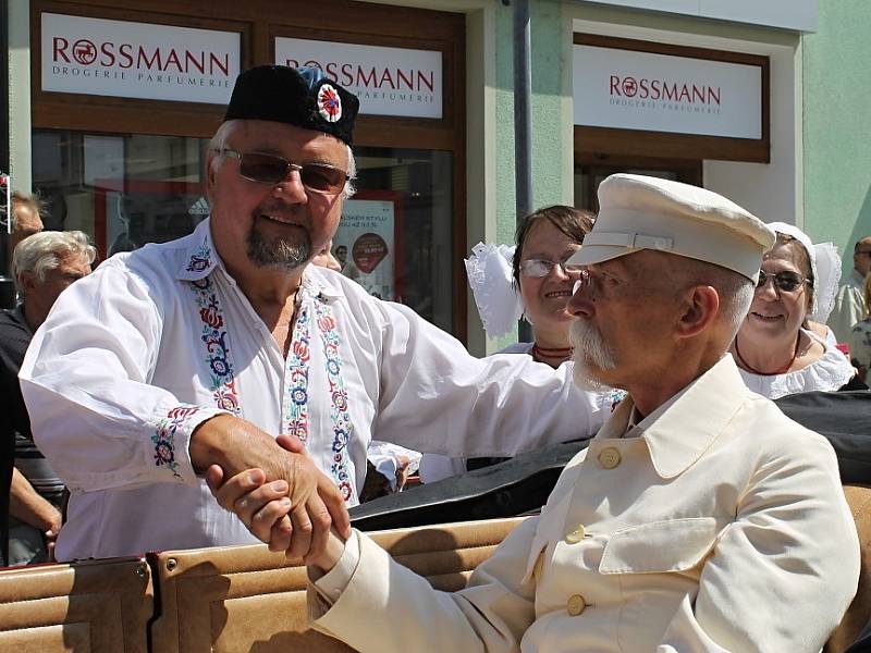 Slánský okruh 2018 navštívil v rámci oslav 100. výročí založení Československa i prezident T.G. Masaryk