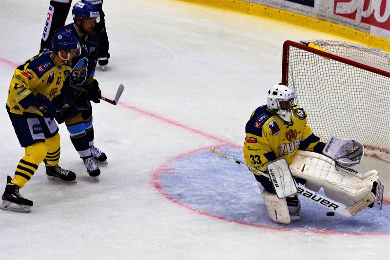 Kladno (v modrém) přivítalo doma vedoucí tým WSM ligy - Přerov. 