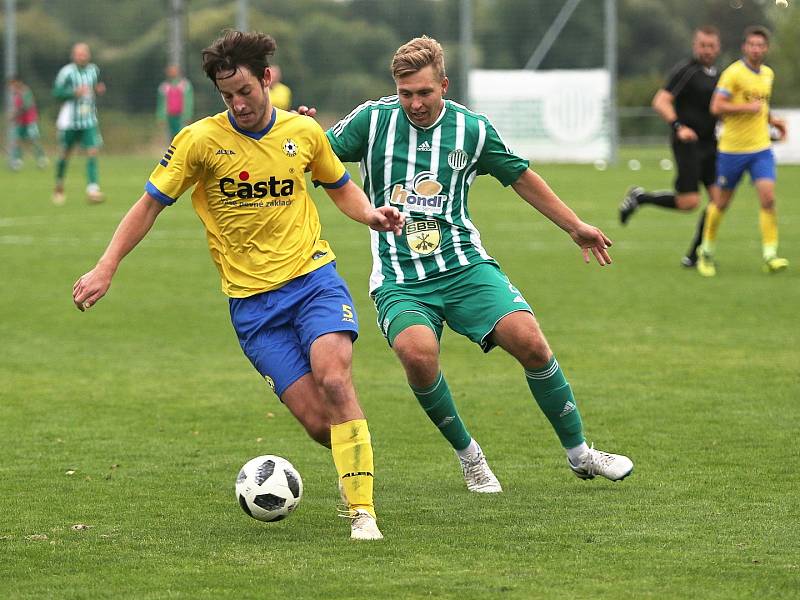 Sokol Hostouň - FC Písek 0:1, FORTUNA:ČFL, 8. 9. 2019