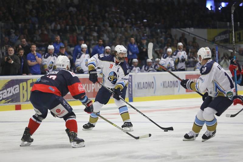 Kladno - Chomutov, domácí slavili s plným stadionem postup do extraligy