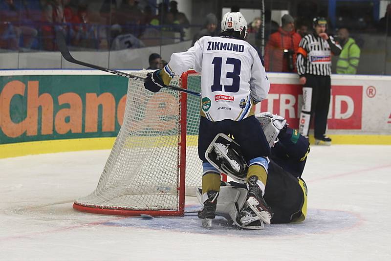 Hokejová Chance liga: Rytíři Kladno - HC Slovan Ústí nad Labem 3:2.