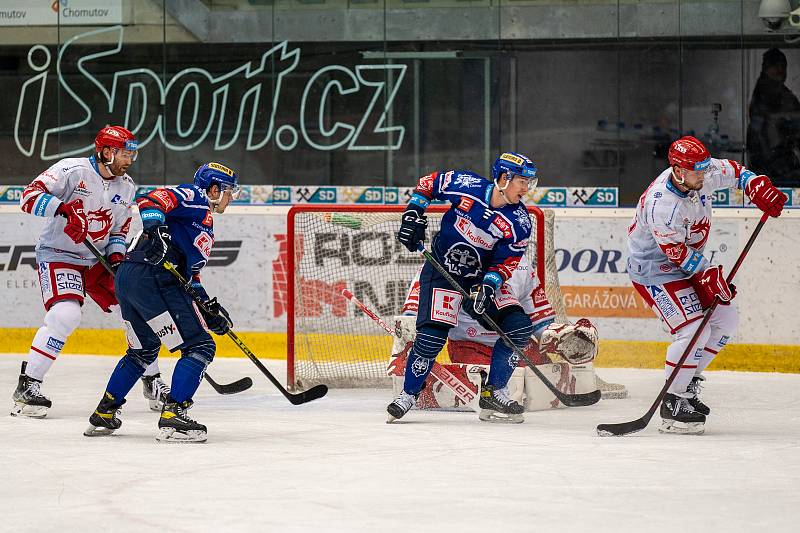 Hokejový zápas Rytířů z Kladna proti Třinci (26.1.2022)