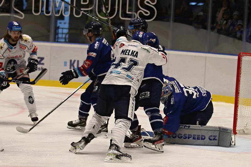 V hokejové extralize Kladno hostilo Plzeň.