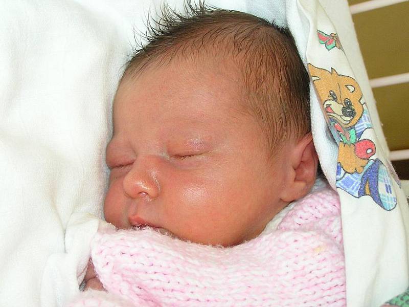 Andrea Domonkosová, Slaný, 16.1.2010, váha 3 kg, míra 47 cm, rodiče Jana Kvasničková a Karel Domonkos (porodnice Slaný)