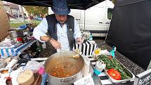 Masarykovo náměstí ve Slaném provoněl 4. ročník Food festivalu s podtitulem Slaný na talíři.