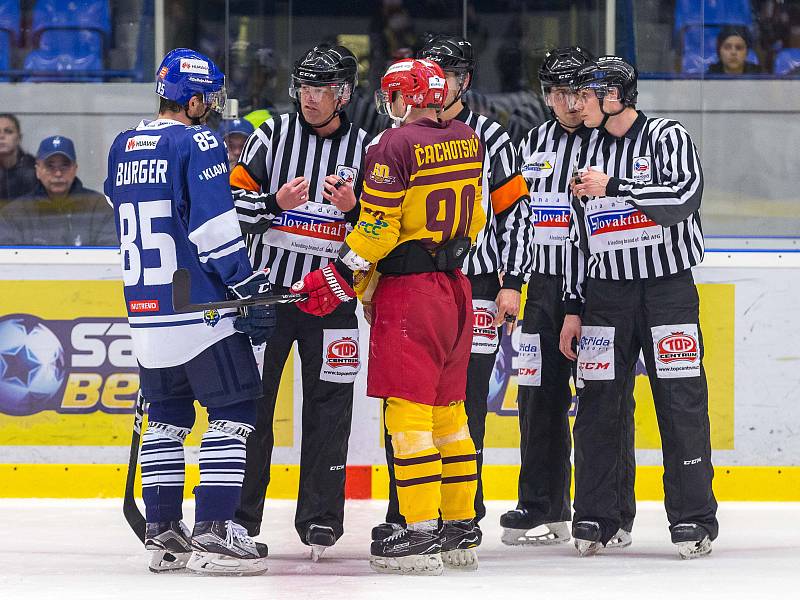 Kladno - Jihlava, čtvrtý zápas play off, hosté vítězí v prodloužení.