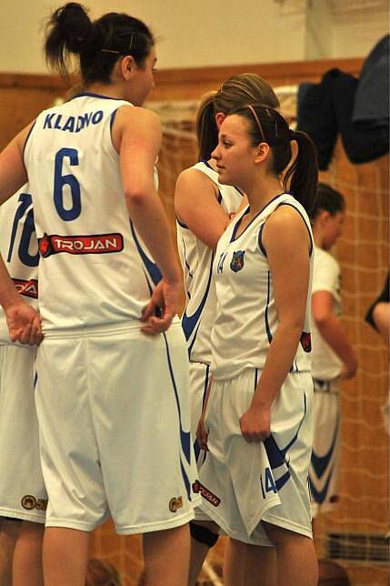 Basketbalové žákyně Sokola Kladno po boji podlehly Karlovým Varům