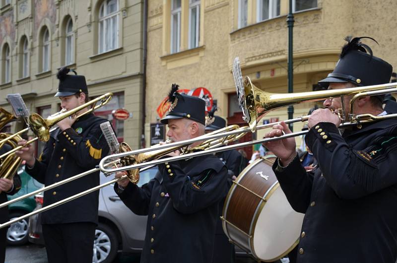 Havíři z Kladenska uctili svatou Barboru.