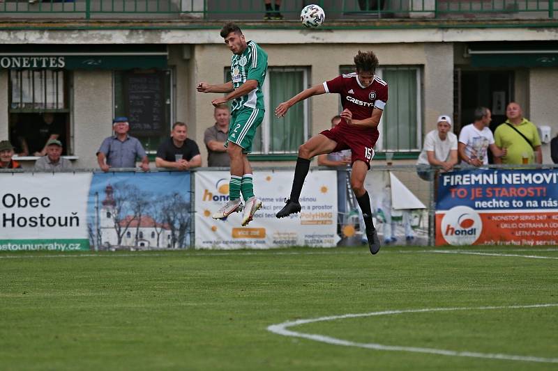 Sokol Hostouň - Sparta Praha U19 2:2, přátelské přípravné utkání 21.7. 2021