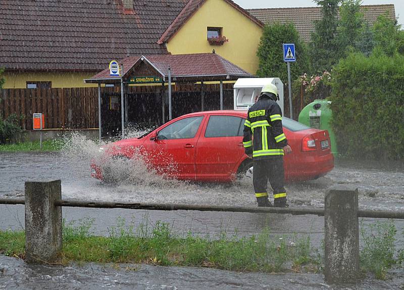 Povoděň ve Stehelčevsi.