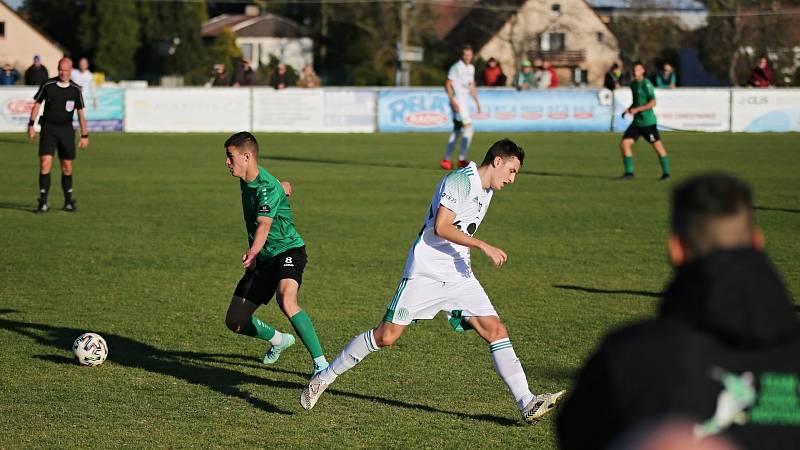 Sokol Hostouň - 1. FK Příbram B 3:4 (0:4), FORTUNA:ČFL, 24.10.2021