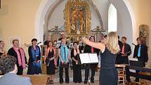 Společné vystoupení Pražského žesťového souboru a smíšeného pěveckého sboru Gaudium  