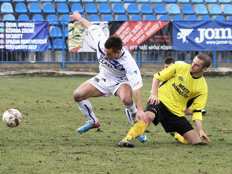 ČFL: Kladno - Domažlice 2:4, hráno 13. 4. 2013