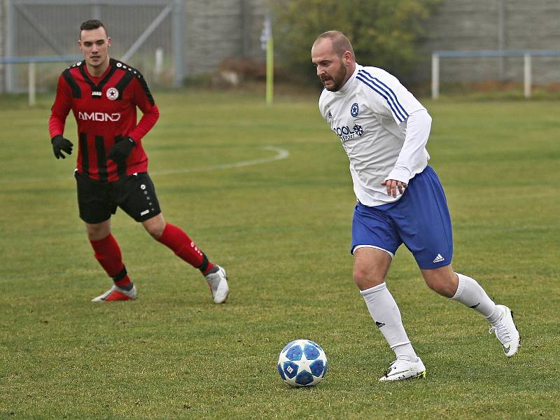 SK Velké Přítočno - Baník Švermov 6:3 (6:3), OP Kladno, 3. 11. 2018