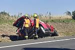 Tragická dopravní nehoda se stala ve čtvrtek 7. září krátce před jednou hodinou odpoledne na silnic číslo 7 v katastru obce Tuřany.