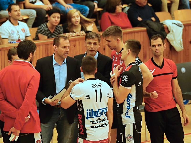 Kladno volejbal cz - Jihostroj České Budějovice 3:0, Extraliga volejbalu, Kladno, 29. 10. 2016