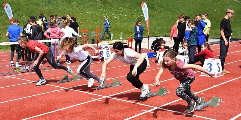 Krajské kolo sazka olympijského víceboje se konalo ve Slaném.