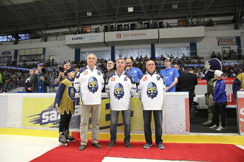 Kladno - Chomutov, domácí slavili s plným stadionem postup do extraligy