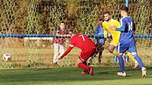 SK Baník Libušín - FC Čechie Velká Dobrá 3:1 (2:1), I.A tř., 16. 10. 2021