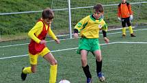 Meziokresní turnaj fotbalových výběrů U11 a U12 v Kladně-Švermově se zúčastnily týmy Kladno, Rakovník, Beroun a Mělník.