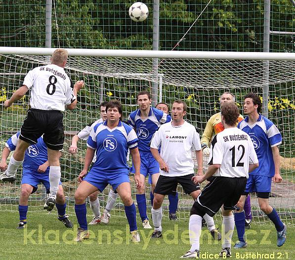 Lidice B - Buštěhrad 2:1 (1:0), IV.tř., hráno 10.5.2009