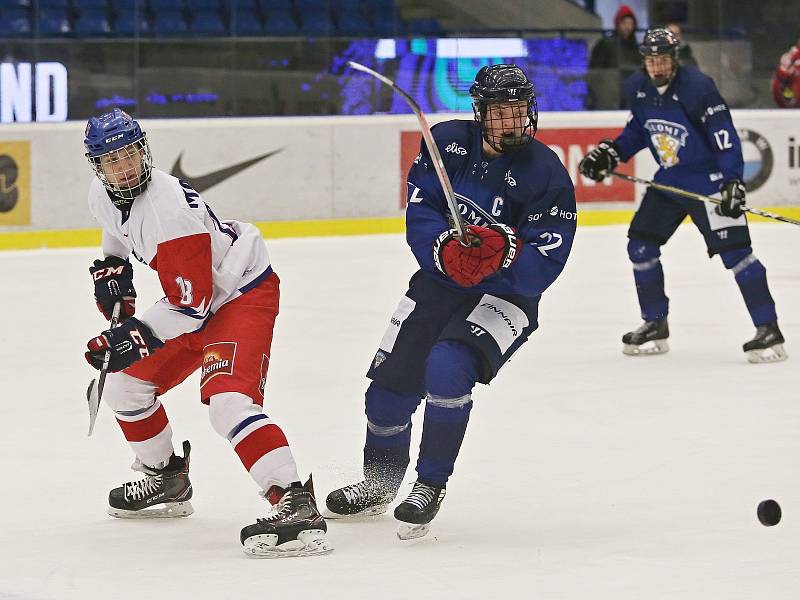 Česká republika - Finsko 3:2 sn, příprava U17 - 30. 12. 2018 Čez Stadion Kladno