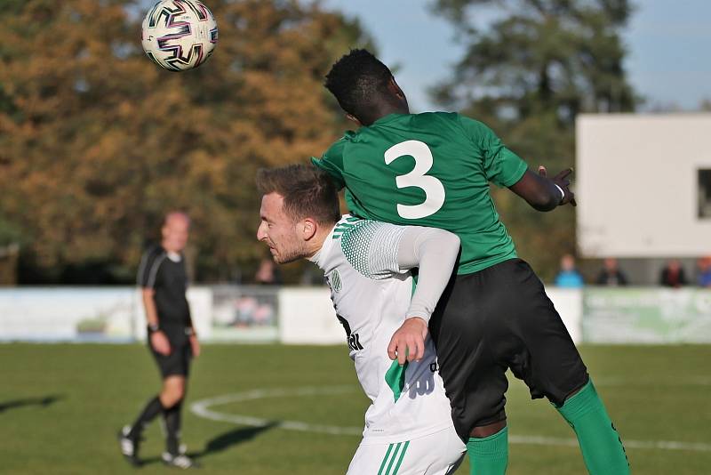 Sokol Hostouň - 1. FK Příbram B 3:4 (0:4), FORTUNA:ČFL, 24.10.2021