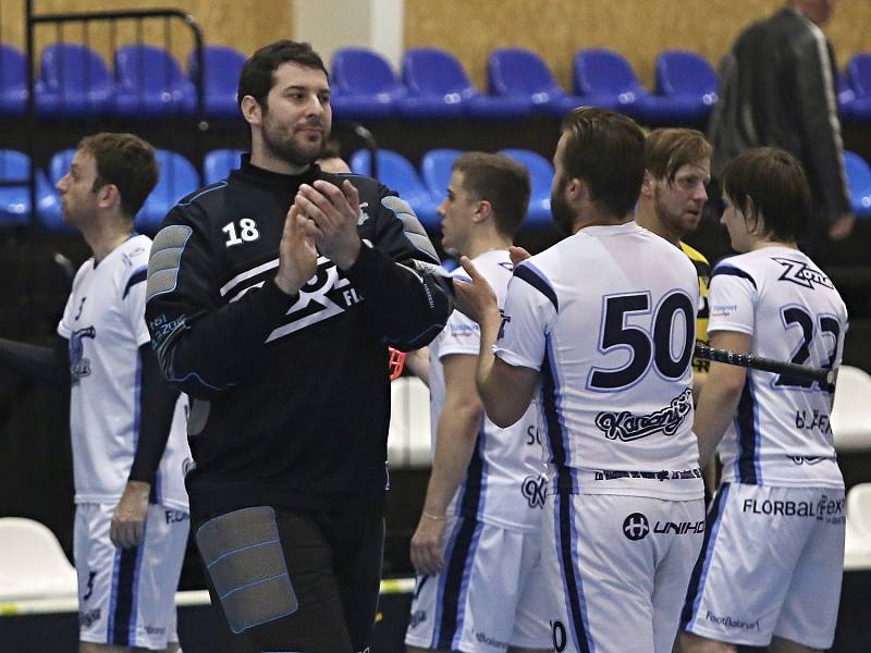 Kanonýři Kladno - Florbal PEGRES Havířov 3:5, 1. liga mužů, 29. 10. 2017 