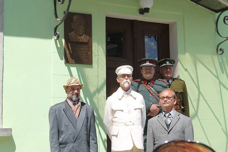 Slánský okruh 2018 navštívil v rámci oslav 100. výročí založení Československa i prezident T.G. Masaryk