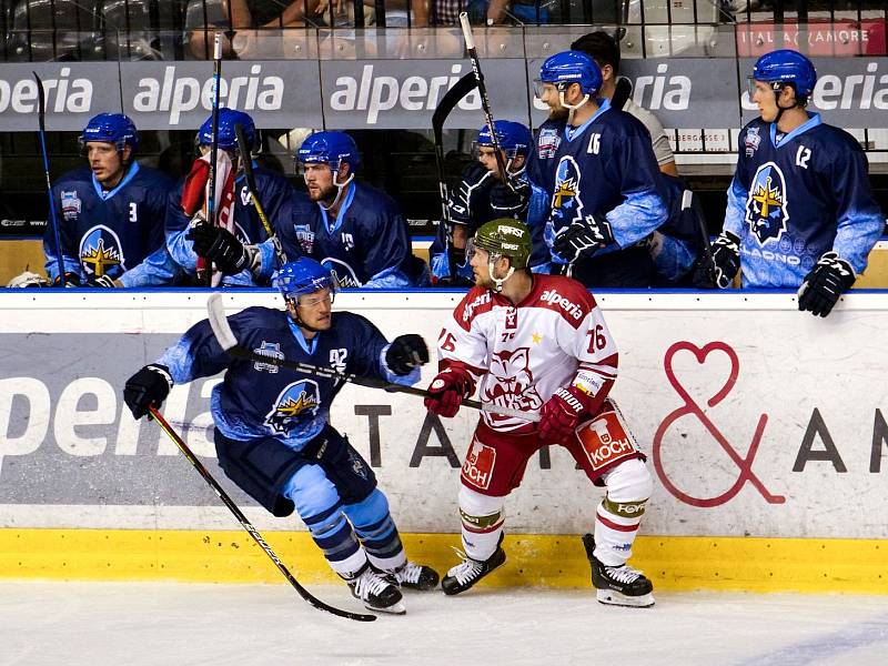 Kladno padlo v Bolzanu 3:7, tady bojuje Jakub Strnad