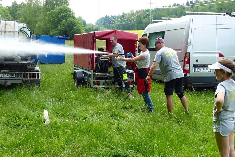 Družecká šlápota přivítala pěší i cyklisty.