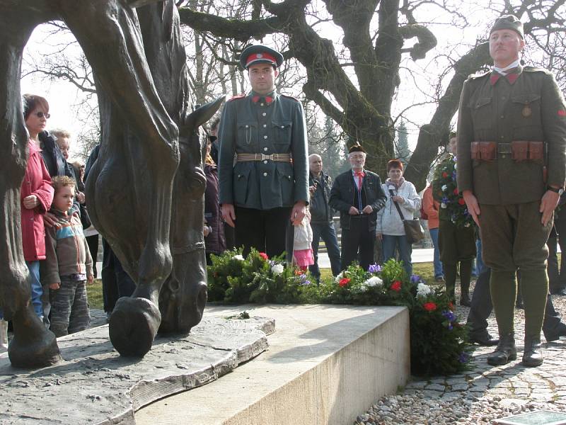 V Lánech si připomněli 164. výročí narození prezidenta Tomáše G. Masaryka