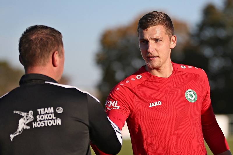 Sokol Hostouň - 1. FK Příbram B 3:4 (0:4), FORTUNA:ČFL, 24.10.2021