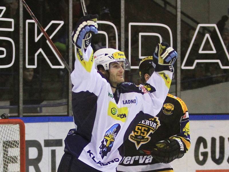 Jan Eberle // Rytíři Kladno - Verva Litvínov 2:0. ELH, hráno 10. 1. 2014