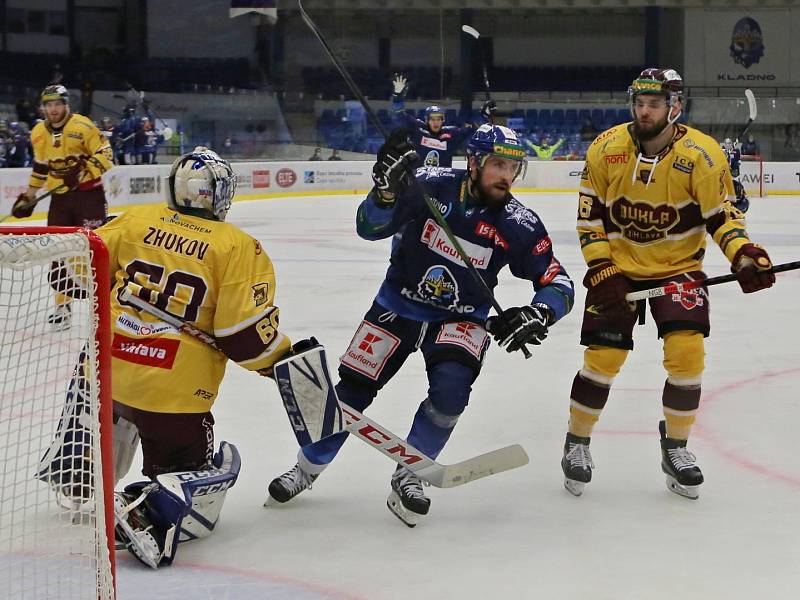 Rytíři Kladno - HC Dukla Jihlava 5:2, Finále play off první hokejové Chance ligy - 7. zápas, konečný stav 4 : 3 Kladno postupuje do EL