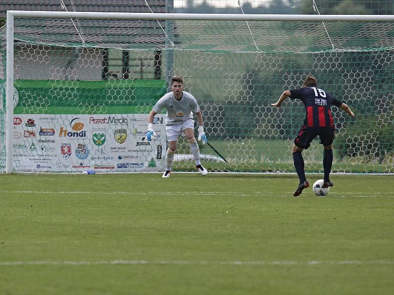 Sokol Hostouň - FK Baník Souš 7:2 (4:0), Divize B, 16. 6. 2018