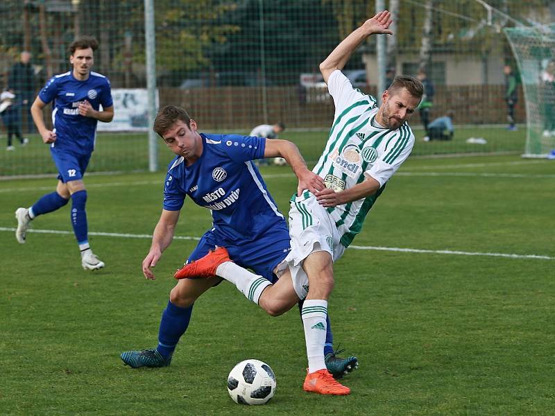 Sokol Hostouň - FK Kralův Dvůr 2:1, FORTUNA:ČFL, 20. 10. 2019