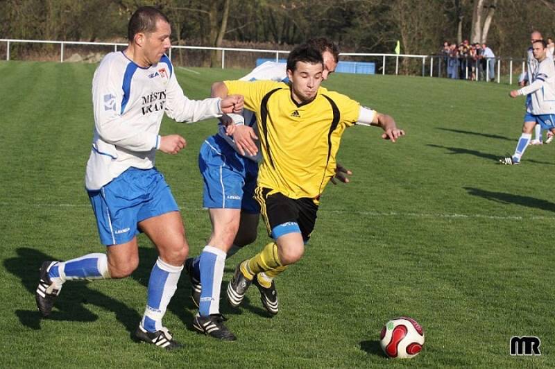 Vraný - Slaný 1:0, byl zákrok na Mrštinu penaltový?