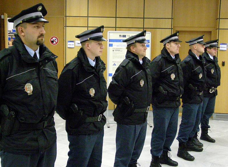 Slib nových strážníků Městské policie Kladno.