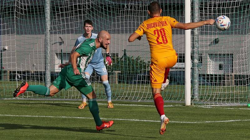 Sokol Hostouň - FK DUKLA Praha 0:3 (0:1), 1. kolo 24. 8. 2022