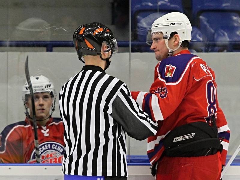 Sudí nakonec Platila vykázali do kabin // Rytíři Kladno – HC Rebel Havlíčkův Brod 4:1, 1. liga LH 2014-15, 28. 1. 2015