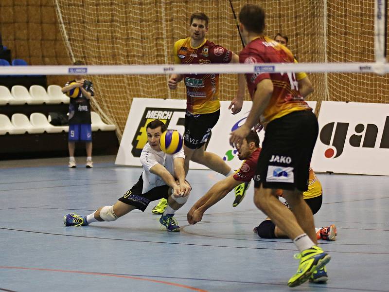 Kladno volejbal cz - Dukla Liberec 2:3, Extraliga volejbalu, Kladno, 16. 12. 2017