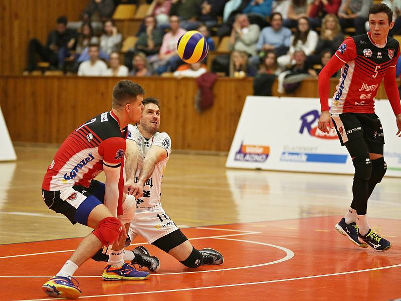 Kladno volejbal cz - Jihostroj České Budějovice 3:1,  Extraliga volejbalu, Kladno, 2. 12. 2017