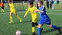 Meziokresní turnaj fotbalových výběrů U11 a U12 v Kladně-Švermově se zúčastnily týmy Kladno, Rakovník, Beroun a Mělník.