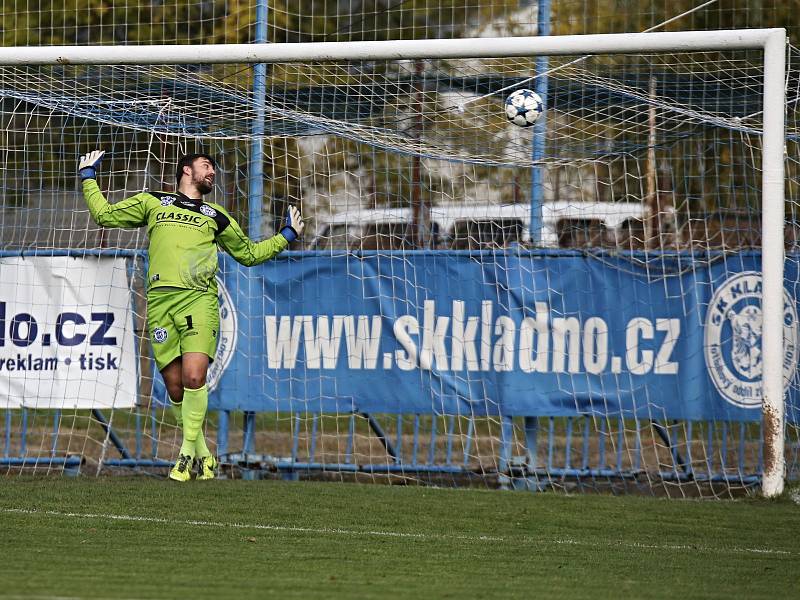 SK Kladno - FK SEKO LOUNY 3:2 (2:1), Divize B, 14. 10. 2017