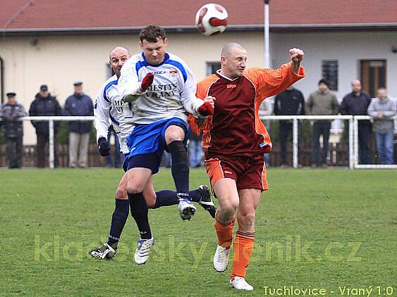 TJ Tuchlovice - TJ Sokol Vraný 1:0 (1:0), utkání I.A, tř. 2009/10, hráno 7.11.2009