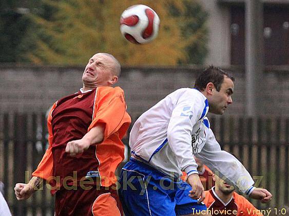 TJ Tuchlovice - TJ Sokol Vraný 1:0 (1:0), utkání I.A, tř. 2009/10, hráno 7.11.2009