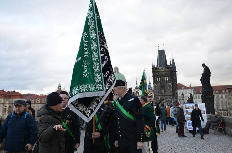 Havíři z Kladenska uctili svatou Barboru.