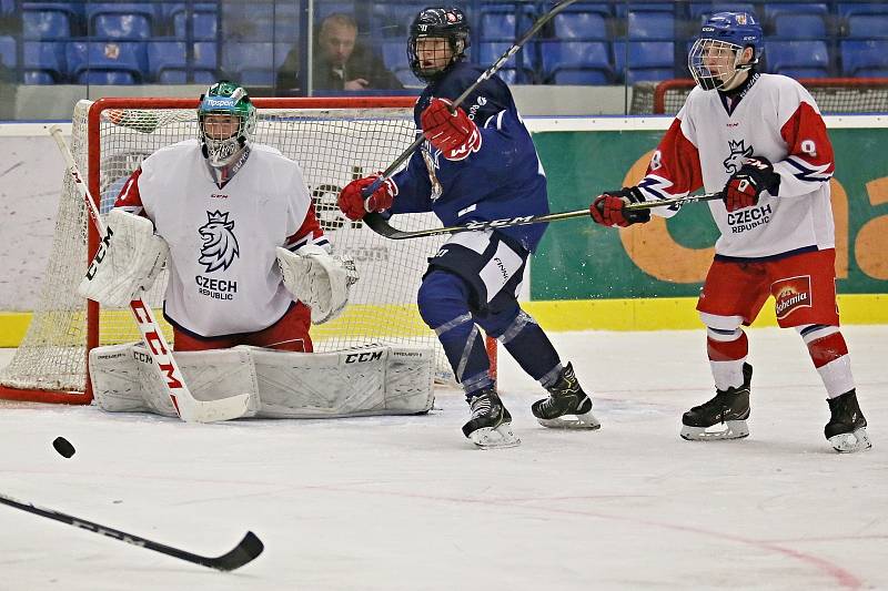 Česká republika - Finsko 3:2 sn, příprava U17 - 30. 12. 2018 Čez Stadion Kladno